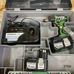 Hitachi WH18DL Cordless Impact Driver with Charger Read Description