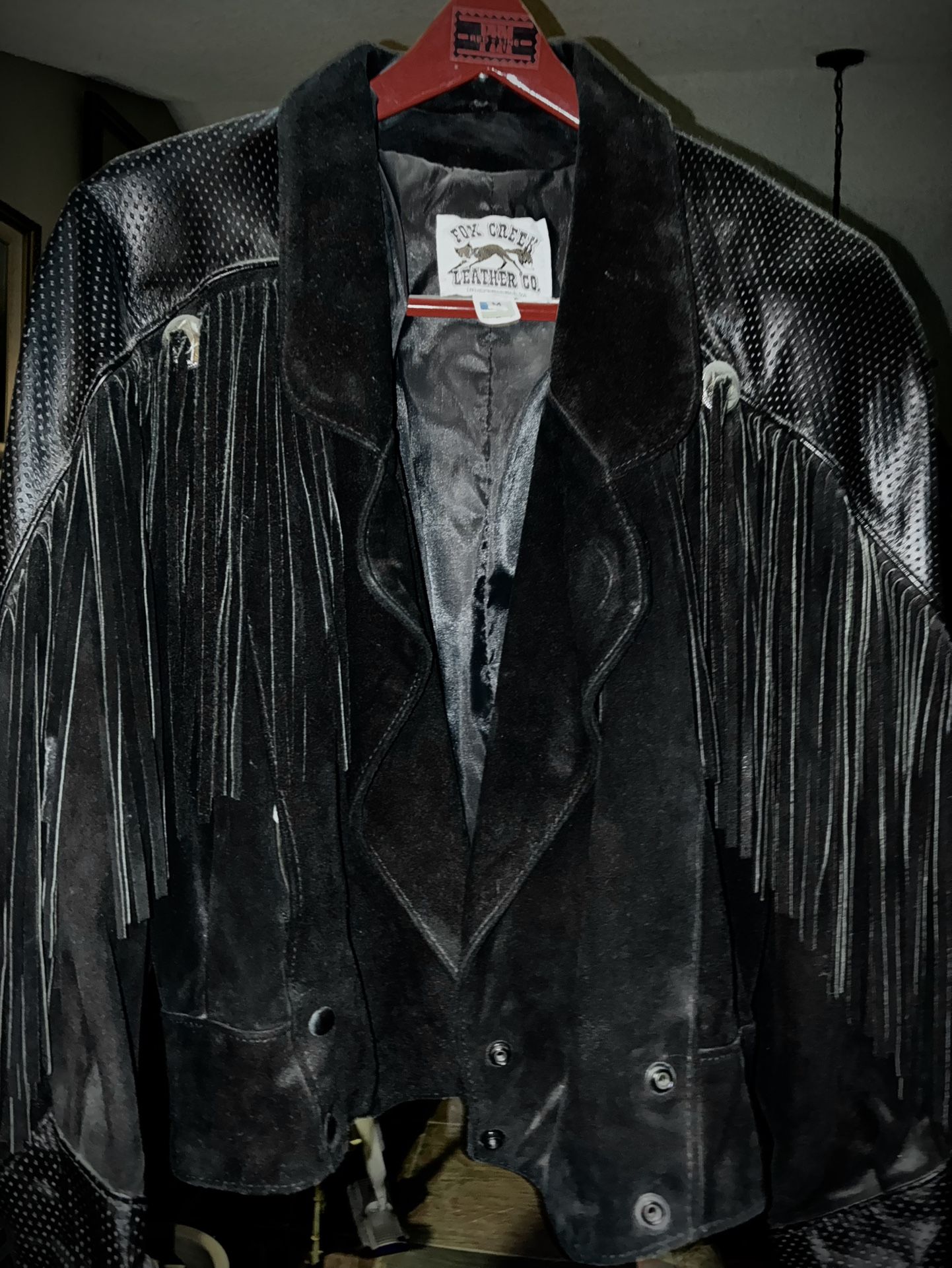 Fox Creek leather coat