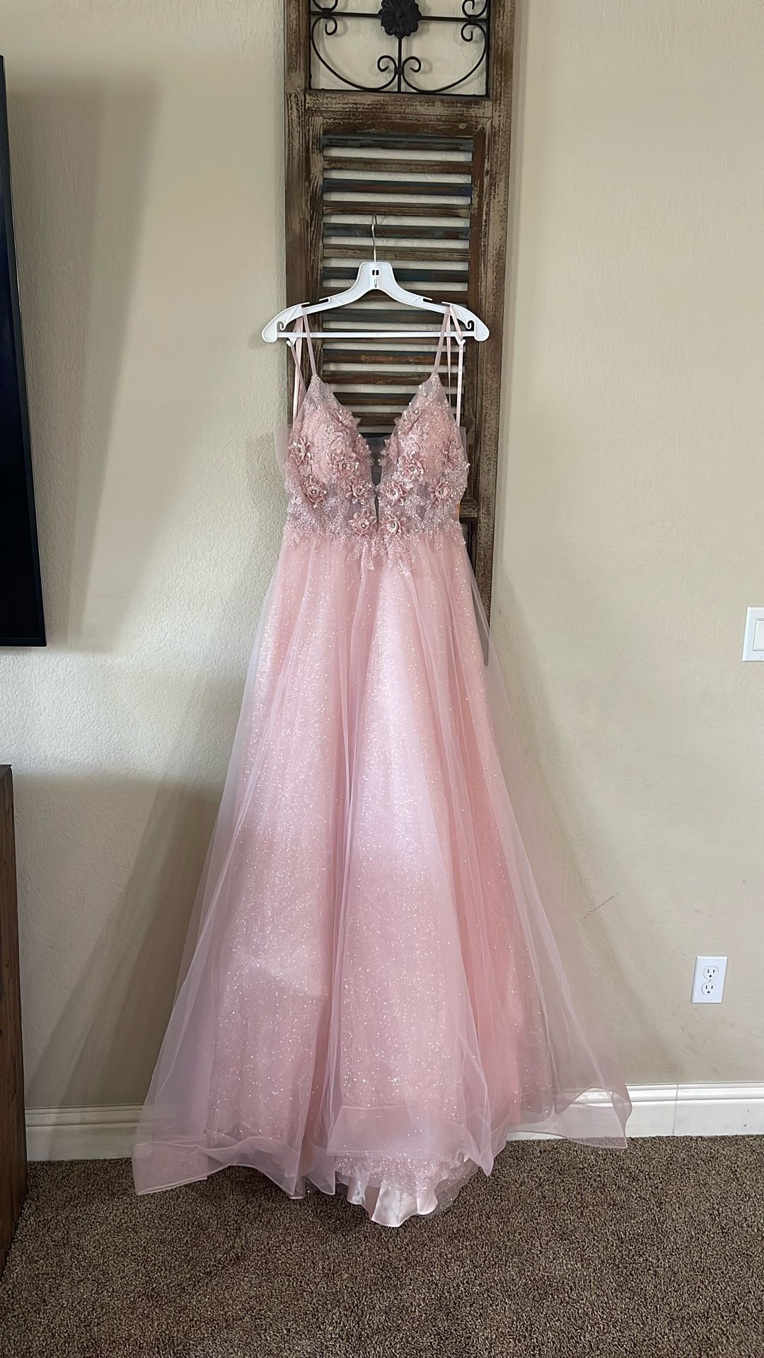 Size 8 Blush Evening Gown