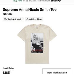 Supreme Anna Nicole Smith Tee for Sale in Crystal City, CA - OfferUp