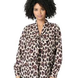 Women’s Leopard Sheer Shirt
