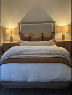 Queen Bedframe & Nightstands