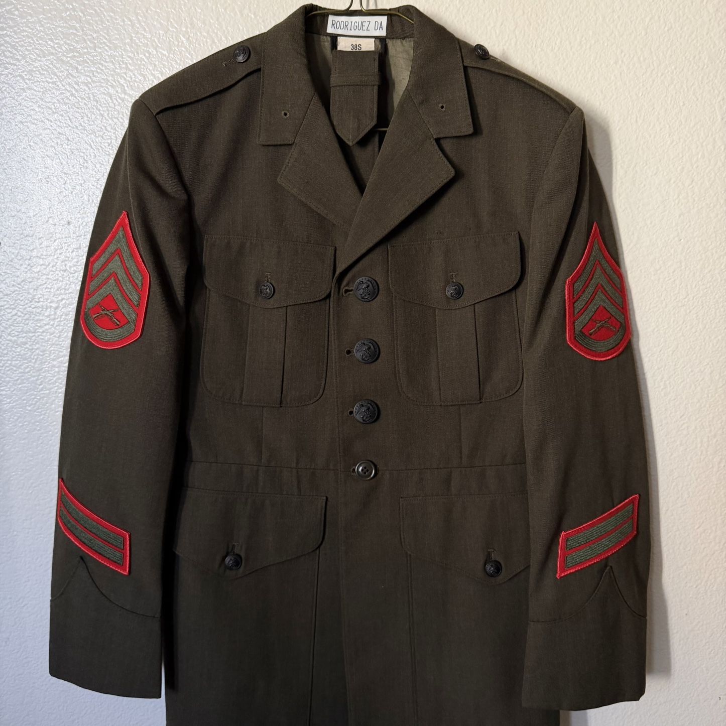 Service Alphas USMC Service Alpha Coat- Male 38S for Sale in Oceanside, CA - OfferUp