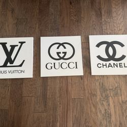 Set of three Canvas Frames