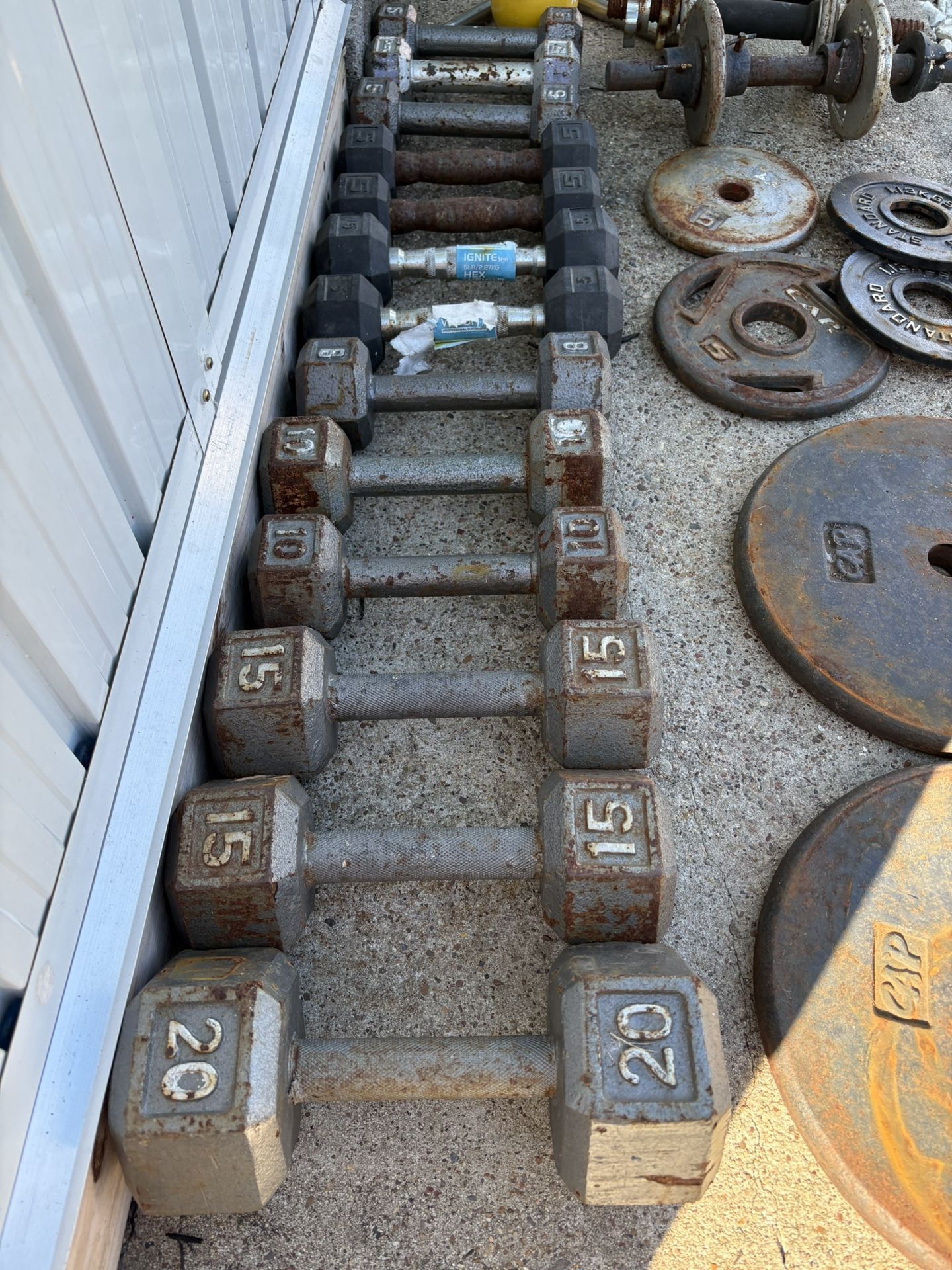 Dumbbell And Weights