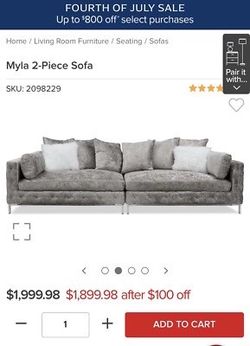 Myla/Milan 2-Piece Sofa