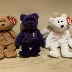 Beanie Babies- Set of 3 Bears