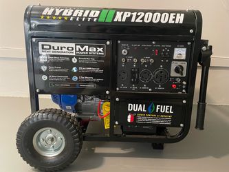 DuroMax XP12000EH Dual Fuel Portable Generator