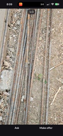 20 foot and 10 foot rebar
