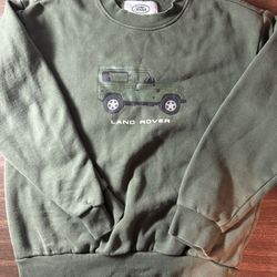 Pacsun Land Rover Green Crewneck Sweatshirt Size Small Casual Streetwear