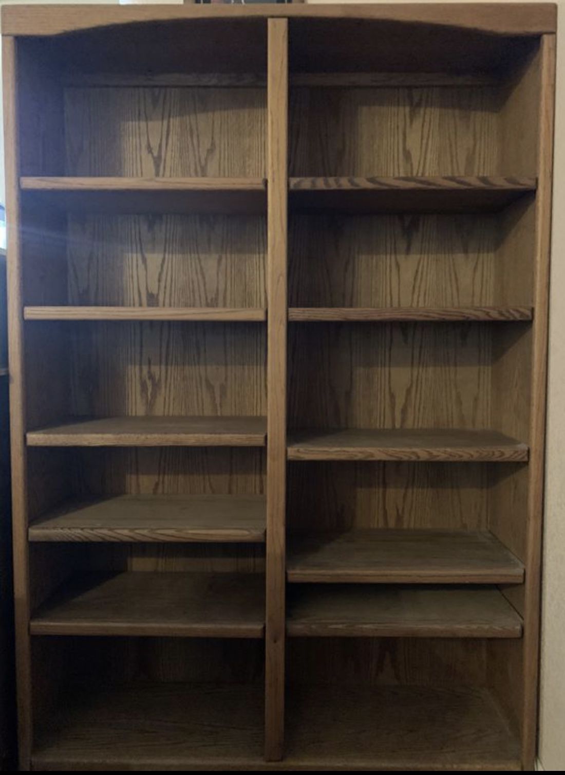 Heavy wood bookshelf
