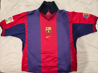 Rivaldo Barcelona Authentic Jersey 99/00