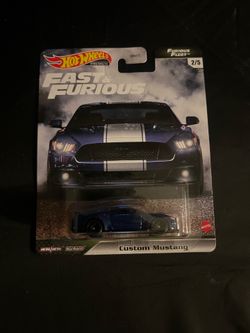 Hot Wheels Fast & Furious Furious Fleet Custom Mustang