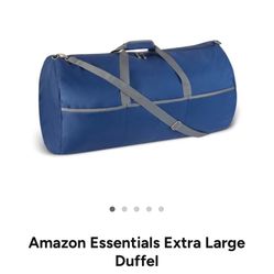 X-Large Blue Duffel Bag