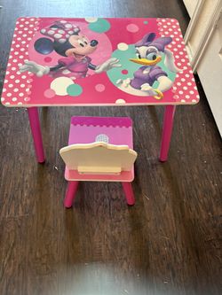 Mesa Í Silla Para Niña De Dos O Tres Años