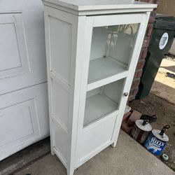 White cabinet