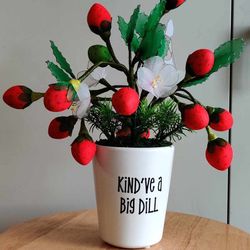 NEW Handmade strawberry pot🍓. $30
