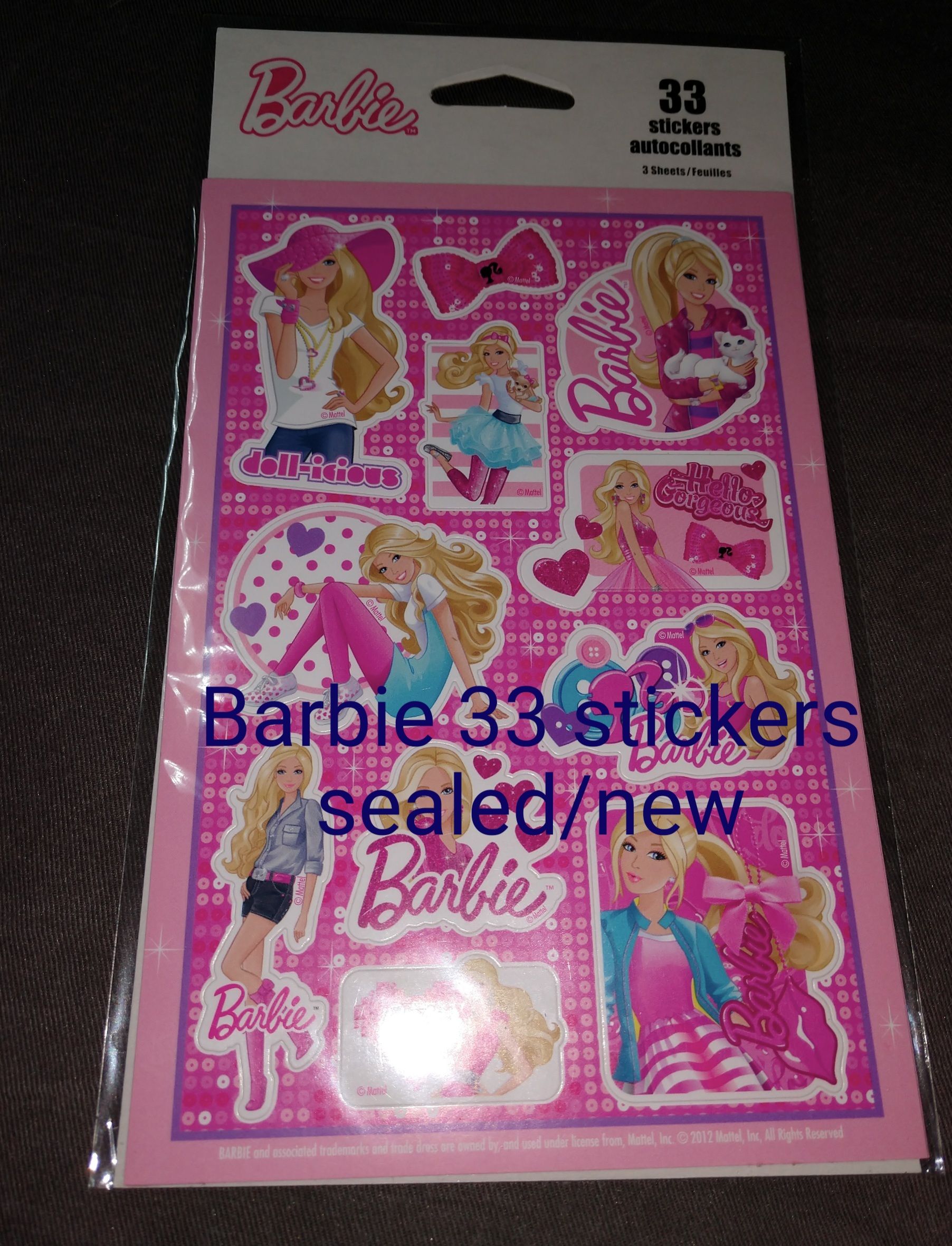 Barbie stickers (33) new sealed
