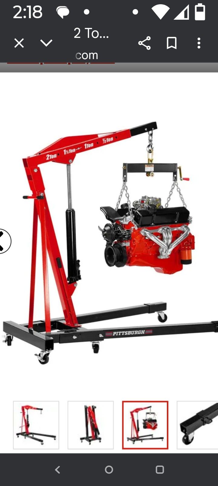 A Two-ton Cherry Picker Brand New Never Been Used