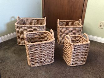 BRAND NEW WICKER BASKET SET