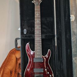 Schecter Diamond Series Hellraiser 8-String Electric Guitar - Black Cherry