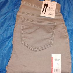New Time & Tru Jeggings Jeans Size M 8/10 Gray