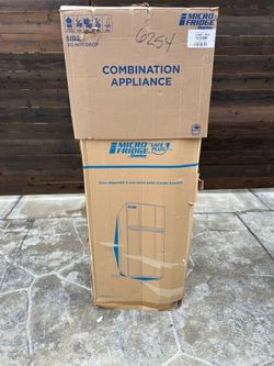 New Micro fridge new size 43” top x 19” wide x 19” back and microwave 19” long x 11” top x 1 ft back comes with 2 usb outlets asking $400