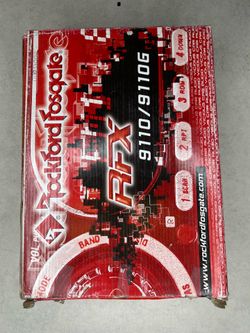 Rockford Fosgate RFX9110G 1 DIN AM/FM CD MP3 Stereo Detachable Face Remote