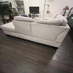 Rescued Price Grey L Couch