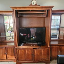 Moving Sale - Solid Wood Furniture (Desk, Piano, Entertainment Center)