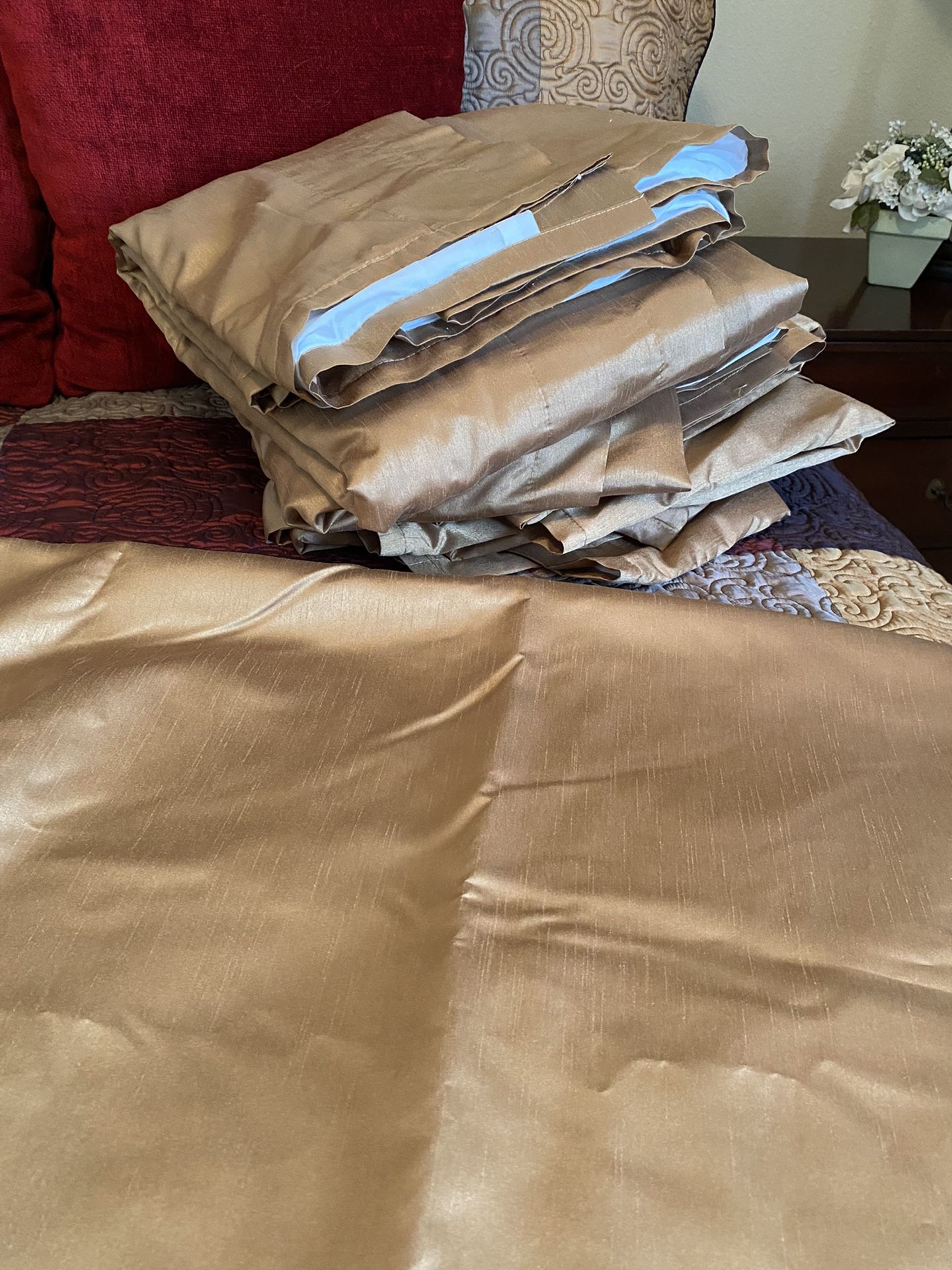 Chris Madden JCP Home Gold Insulated Curtains