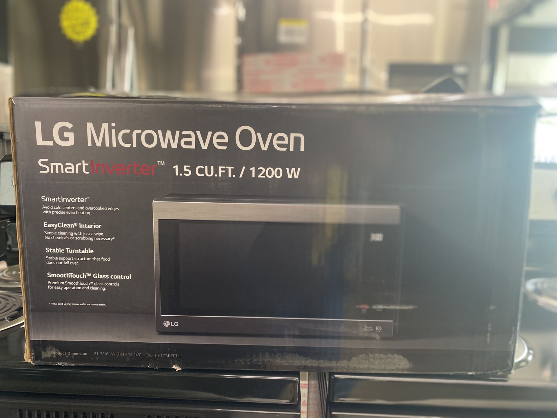 LG SMART INVERTER 1.5 CUBIC MICROWAVE OVEN