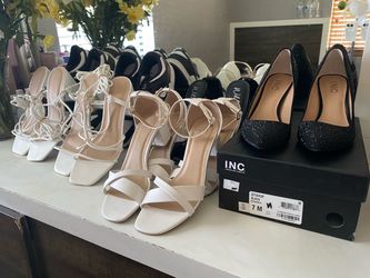 Heels/shoes , White & Black, Macys brand, Adult& Big Kid Nike Panda dunks