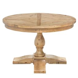 Solid wood dining table
