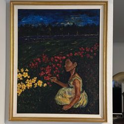 22in X 28in Framed Acrylic Painting