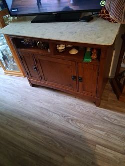 Vintage Table With Granite Piece If You Don't Want The Granite Let Me Know Sold Separately Also