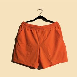 Lululemon Pace Breaker Lined Short 7" Orange Men’s Shorts