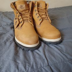 Men's Timberland Boots Size 11 Timbs Tims Wheat Suede Nubuck