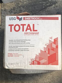 USG Sheetrock Joint Compound – 3.5 Gallon Boxes – New
