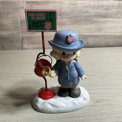 Precious moments 2000s “He Is My Salvation” The Salvation Army Girl