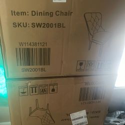 Blue Velvet Dining Chairs