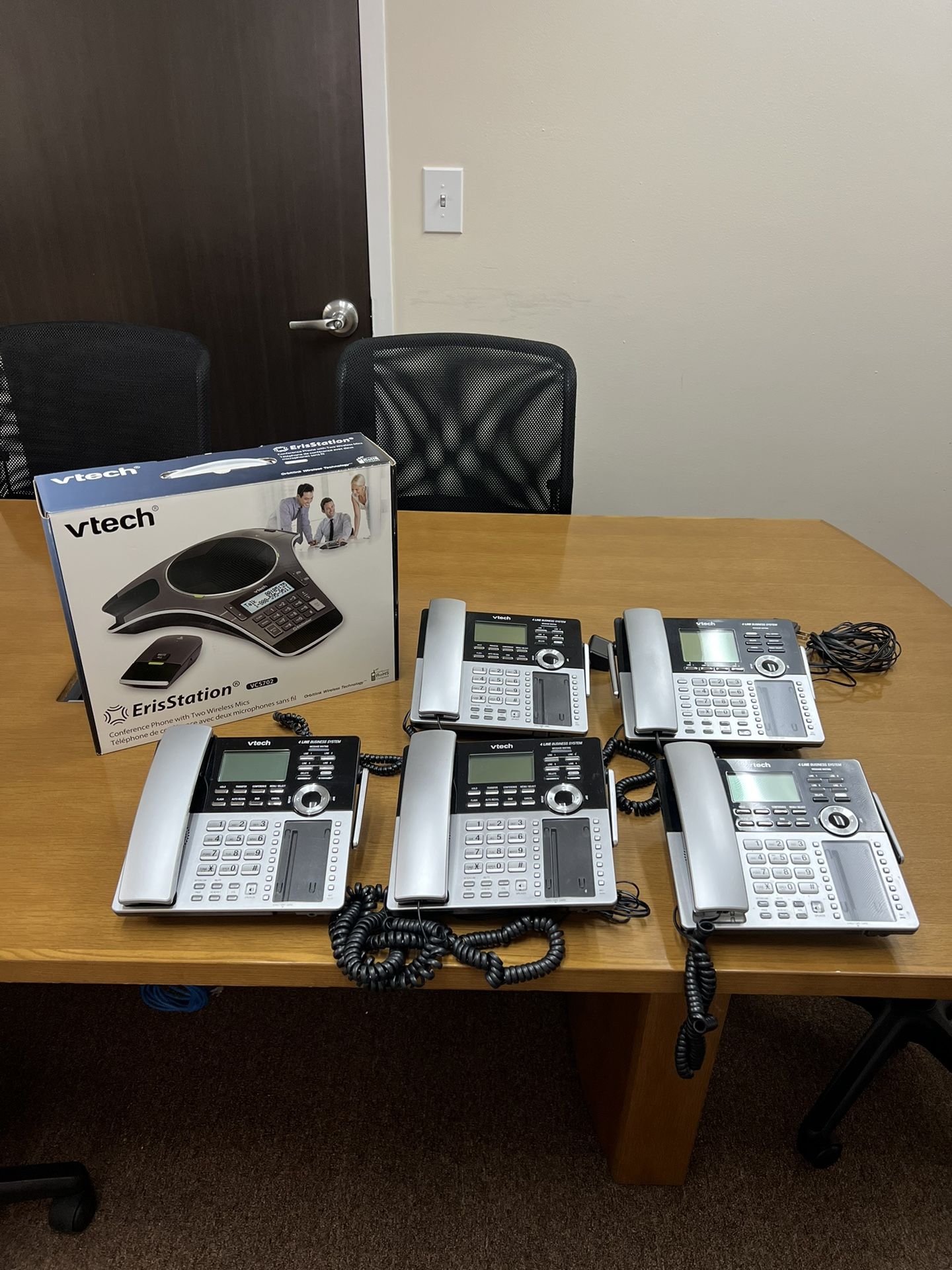Vtech Phone System With Conference Speaker 