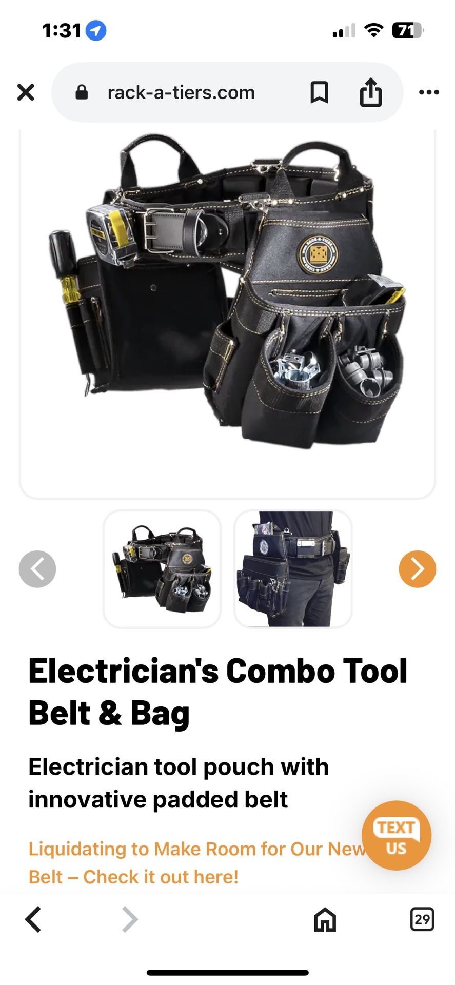Electrical Tool Belt