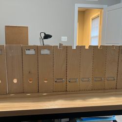 10x Wood File Holders 