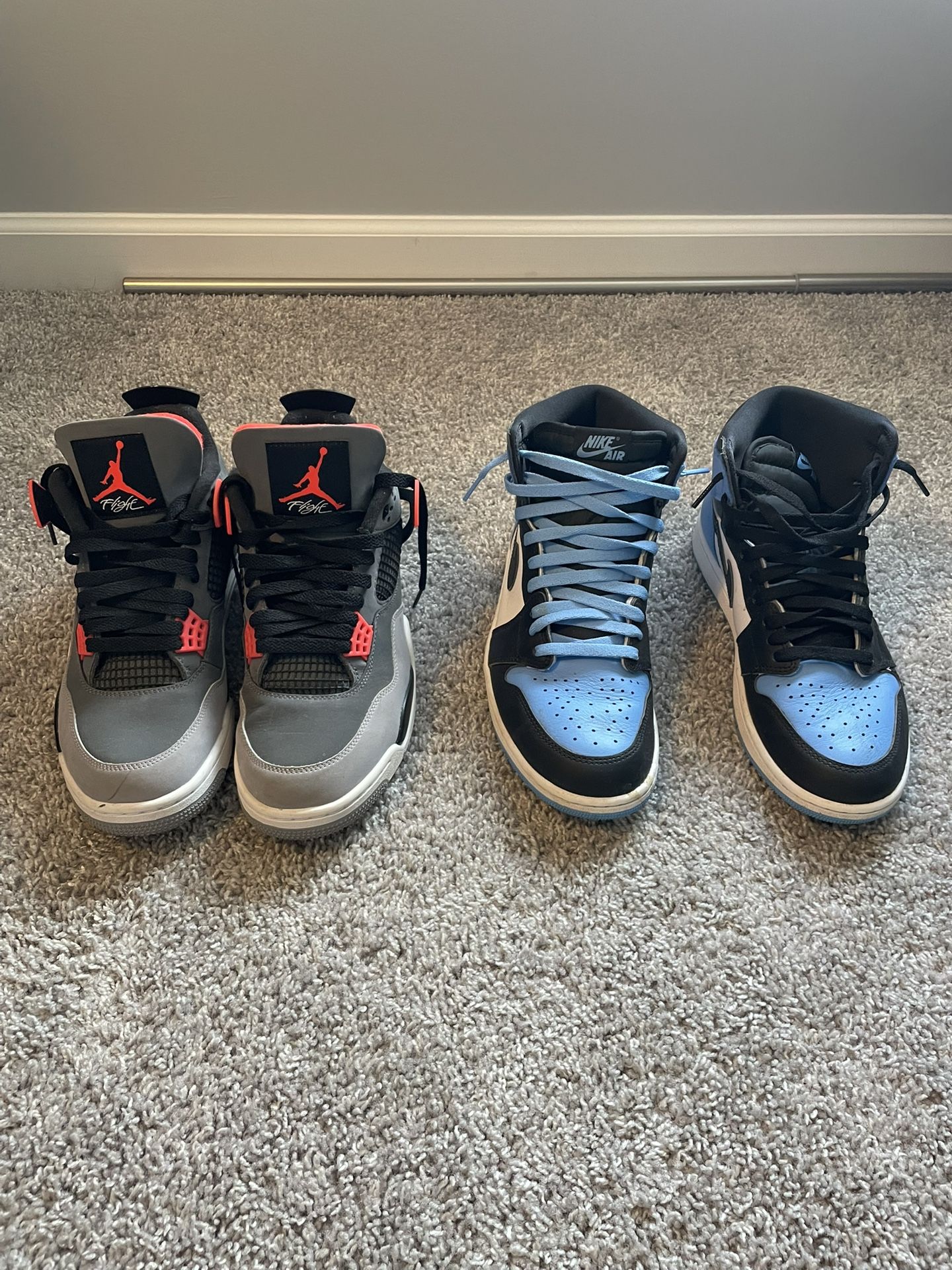 Jordan 4’s and Jordan 1’s
