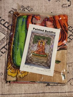Painted Buddha Tapestry 55x85in