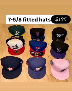MLB fitted hats all size 7-5/8 $135 for all
