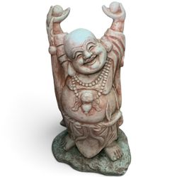 Toscano Jolly Hotei Laughing Buddha garden statue