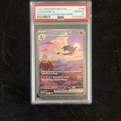 2023 Pokemon S&V 151 EN Charizard EX 199/165 SIR PSA 10