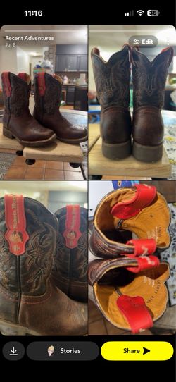 Toddler boy western boots